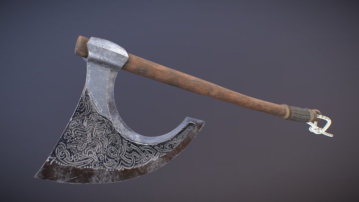 Viking - Axe (Game-Ready) 3D Model