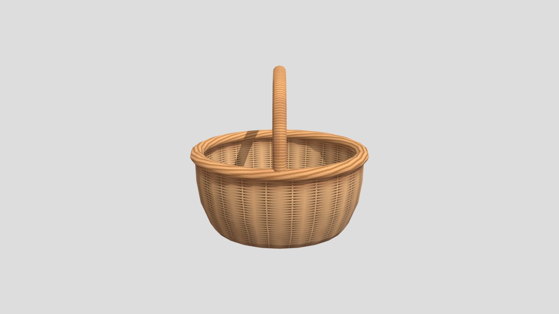 Shopping basket - Download Free 3D model by 1-3D.com (@1-3D.com) [de89b3b]