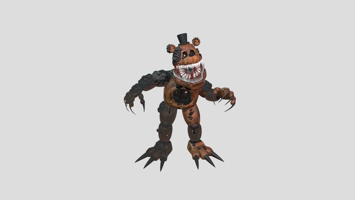 Twisted Freddy 3D Model