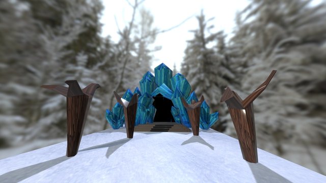 Ice Cavern 3D Model