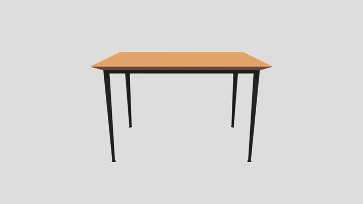 C134-table Muriel-Bernard-v4 3D Model