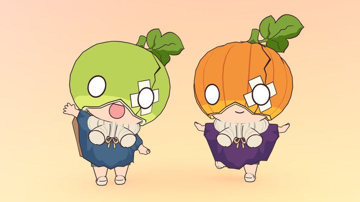 Chibi Suika (Dr Stone) - VRChat Avatar 3D Model