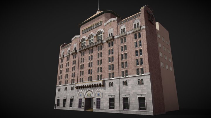 Harbor Court Hotel Building - SF City Props 3D Model