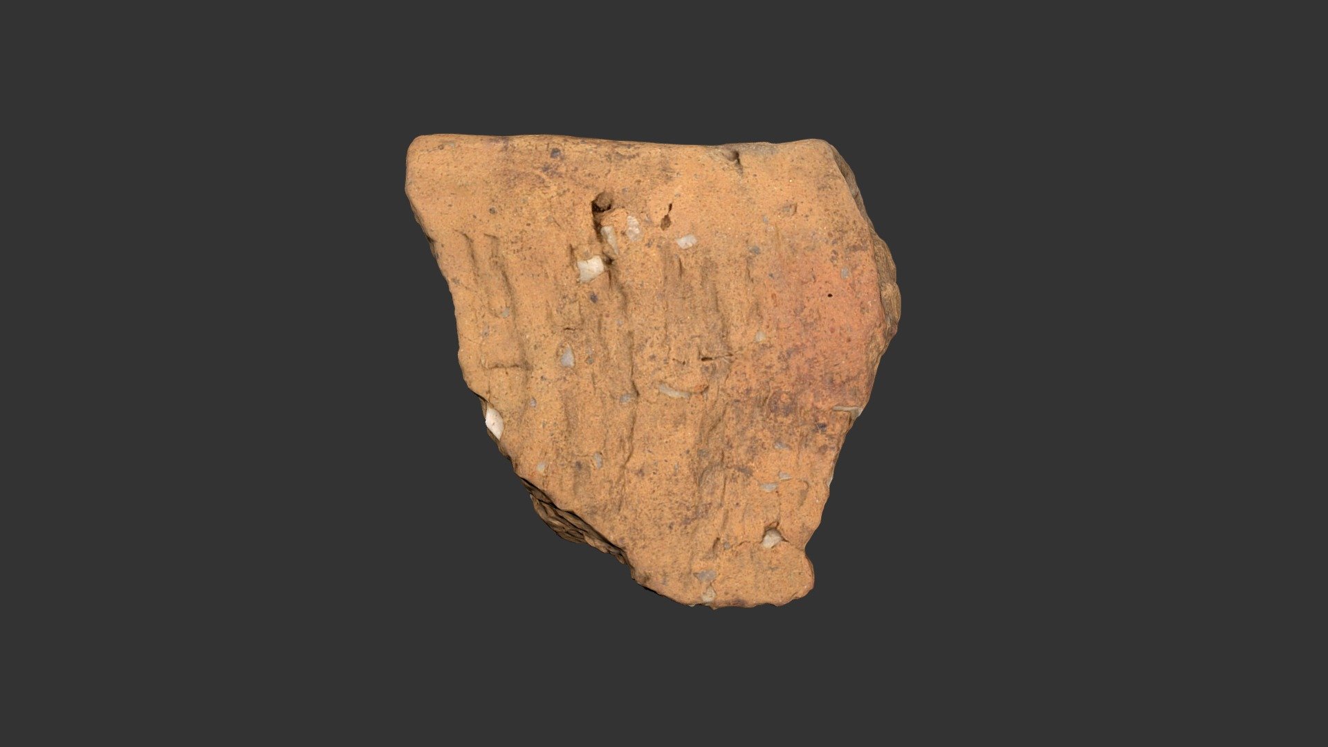 Yadkin Cord Marked Rimsherd (312p558)