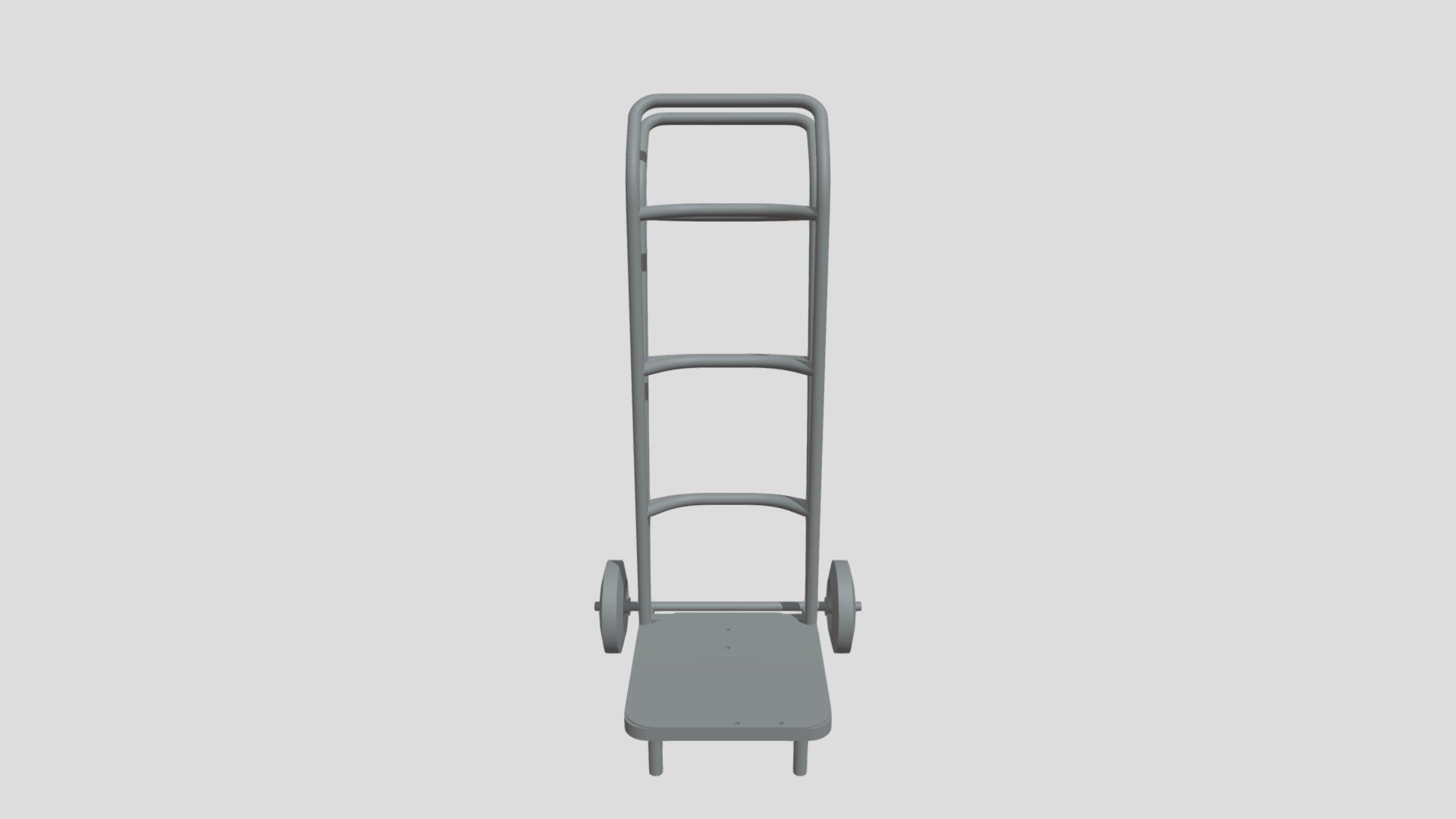 Trolley for hospital machine
