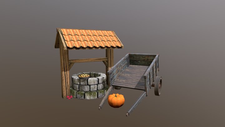 DAE 5 Finished props - Grandmas House 3D Model