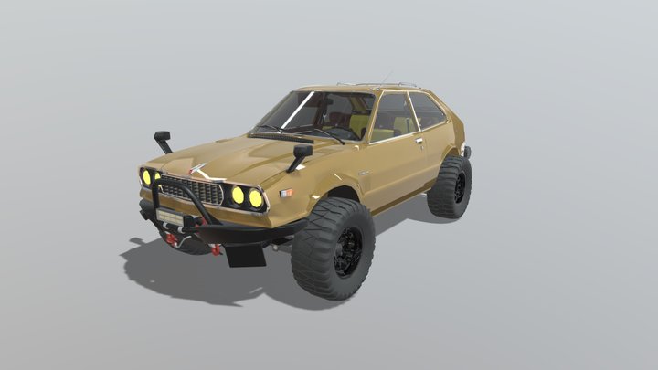 Honda-Accord - offf road - 4x4 3D Model