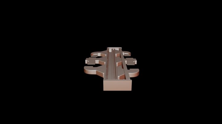Вентиляция холодильник 3D Model