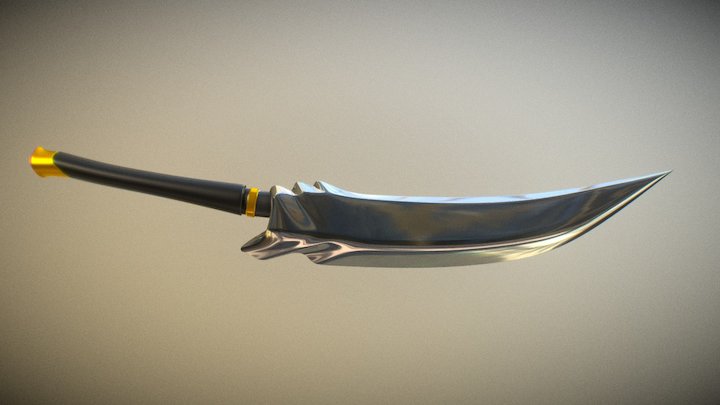 Demon Sword 3D Model