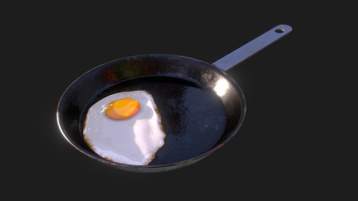 Eye egg 3D Model