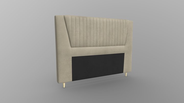 Cabeceira Barcelona 160 3D Model