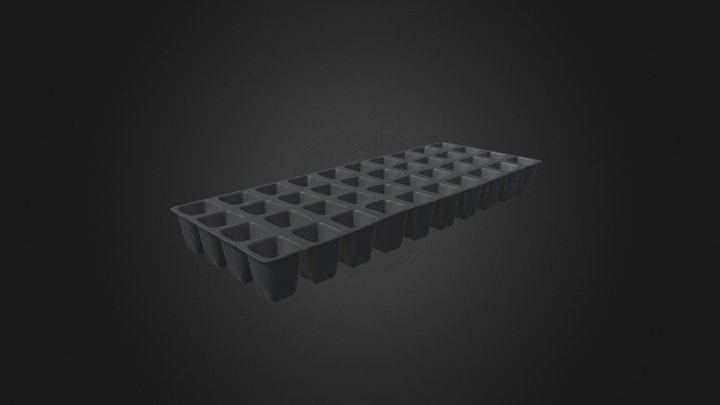 Seedling Germination Tray 3D Model