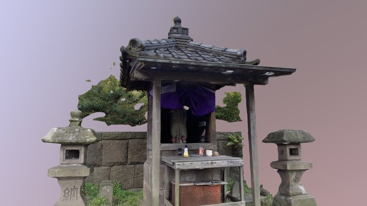 Small Temple v2 3D Model