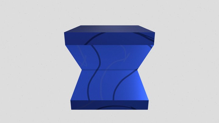 Jumping Cube Guy 3D Model