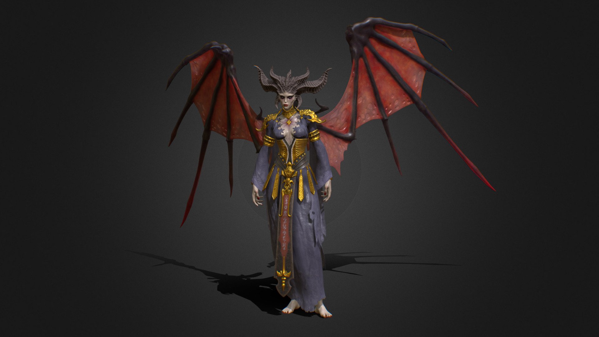 Lilith (Diablo 4 fanart) - Buy Royalty Free 3D model by impylse ...