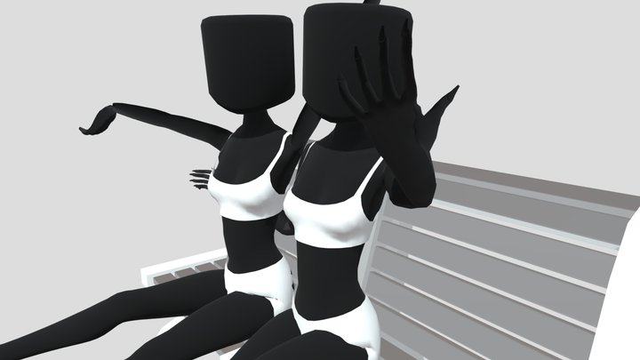 DTI Duo Pose Fan Made 3D Model