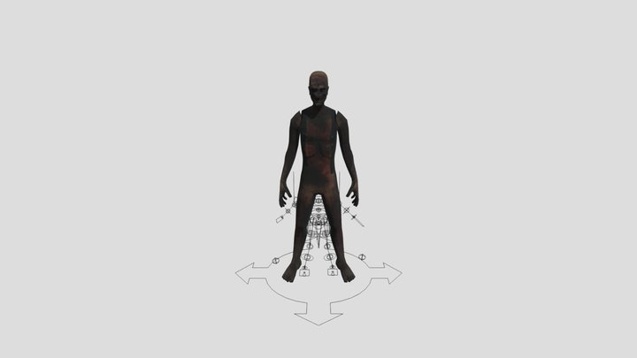 SCP 106 - Rigged 3D Model