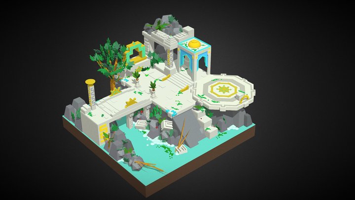 Temple Of Horus – Modello 3D gratuito STL