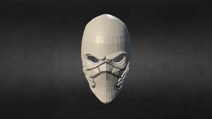 SteamPunk mask for Pepakura 3D Model