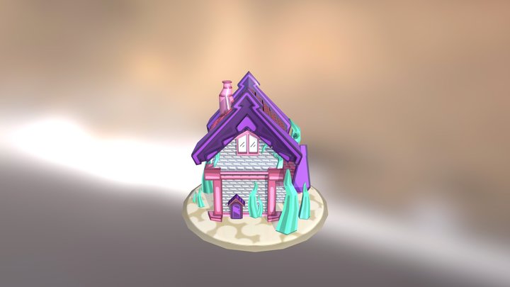 Fantasy Cottage - Final 3D Model