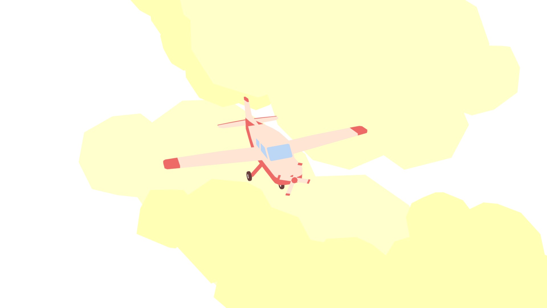 3D model Airplane - This is a 3D model of the Airplane. The 3D model is about map.