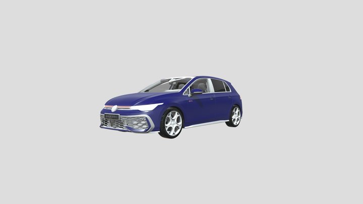 2025 Volkswagen Golf Gti MK8.5 3D Model