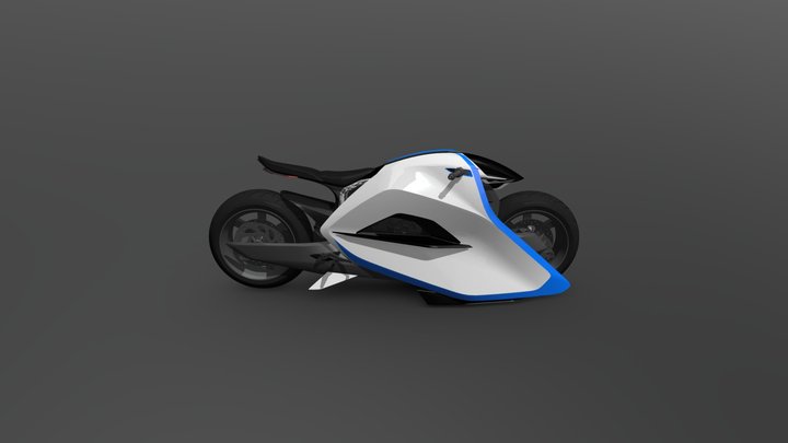 Moto-3 3D Model