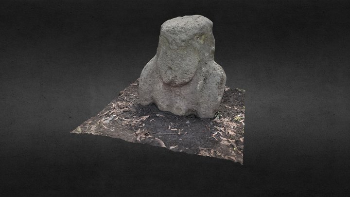 Половецька кам'яна баба ХІ-ХІІІ ст. 3D Model
