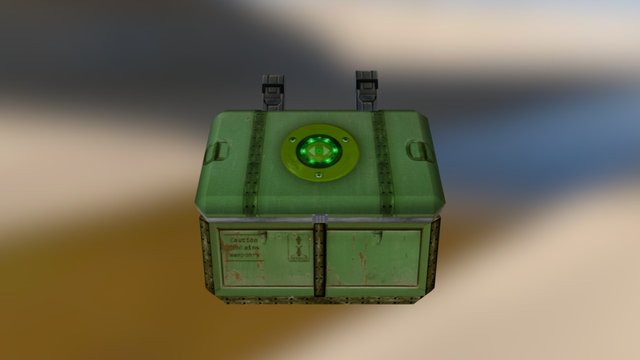 Ammo Crate 3D Model