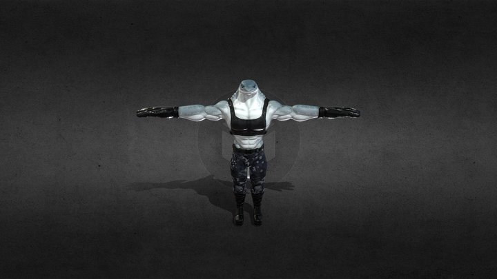 Sharkman 3D Model