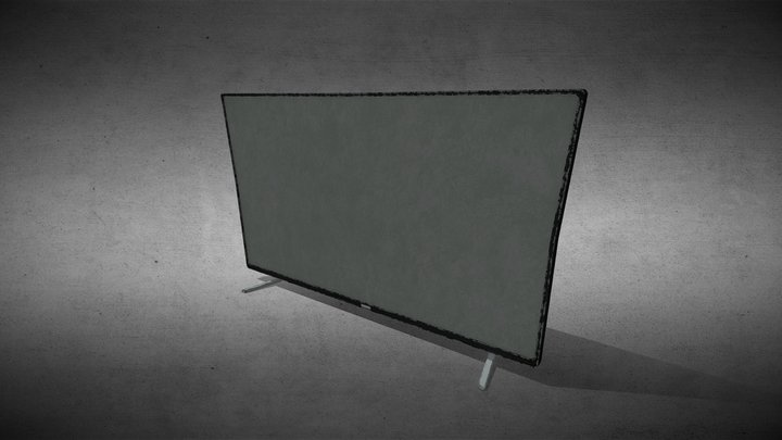 Stylized Modern TV 3D Model