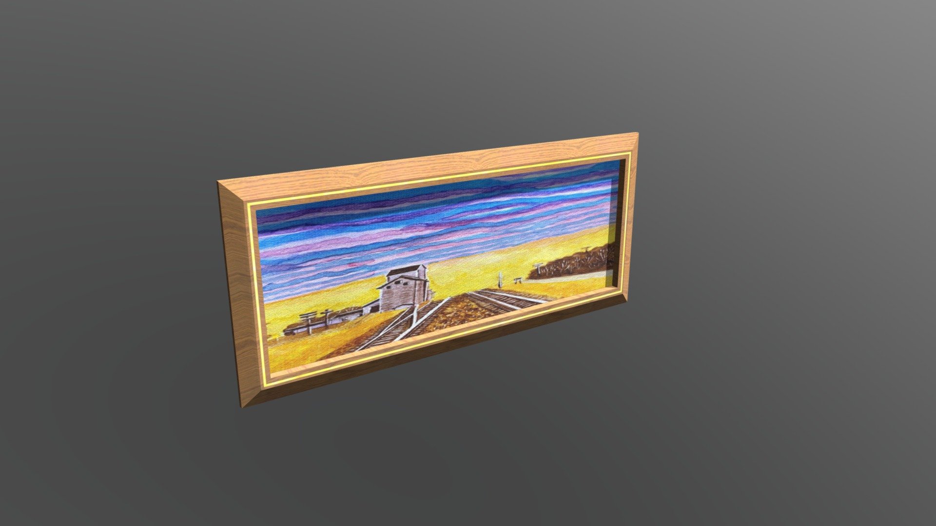 Wide Art Frame / Painting Download Free 3D model by Valter Medeiros