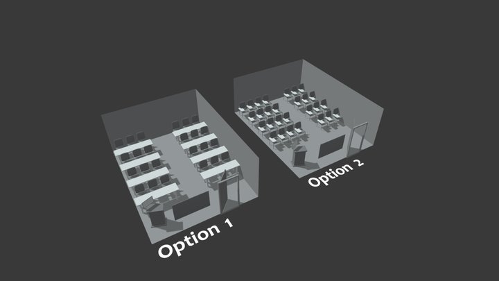 W101 Layout Options 3D Model