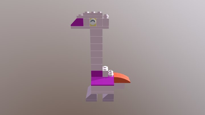 Diplodocus- Lego 3D Model