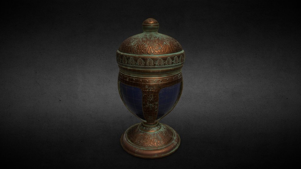 Ornate Bronze Urn - Hero Asset