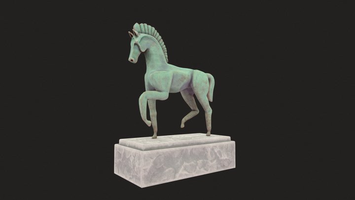 Horse statue 3D Model