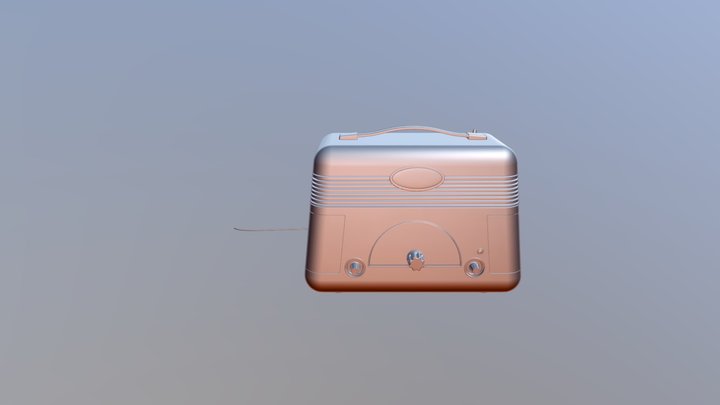 Radio Vintage 1 3D Model