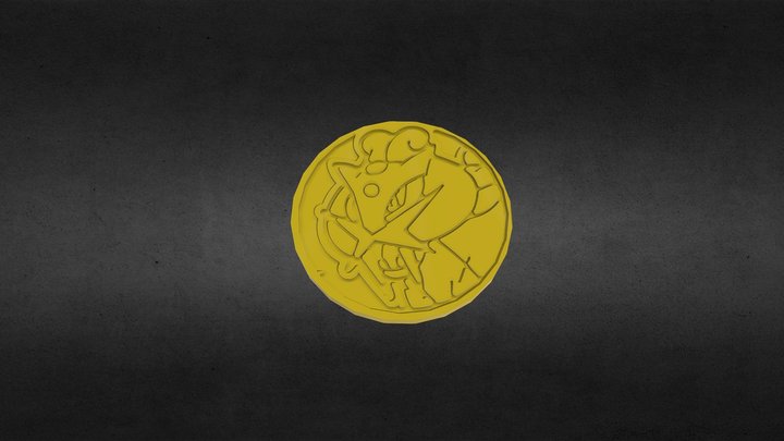 Pokémon TCG - Raikou Coin – Modello 3D gratuito STL