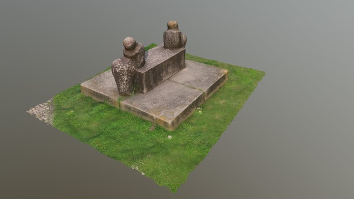 Estátua Sem Nome 3D Model