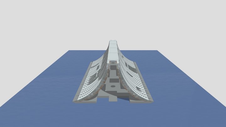 Kenzo Tange Plan For Tokyo 1960 3D Model