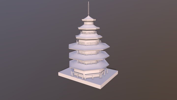 Ruiguang Pagoda 3D Model