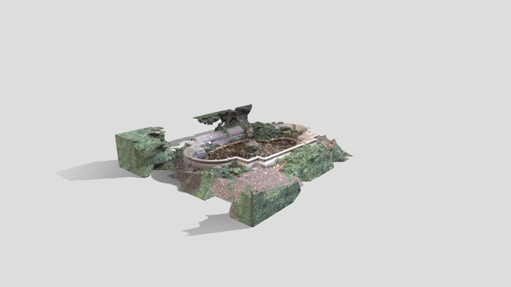 old fountain 3D Model