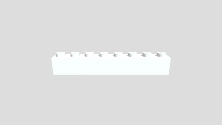 roi_bouzas_pieza_lego_1x8 3D Model