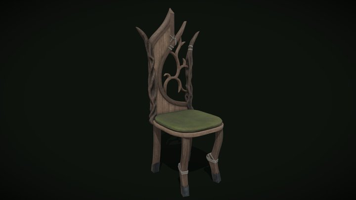 Elven Chair 3D Model