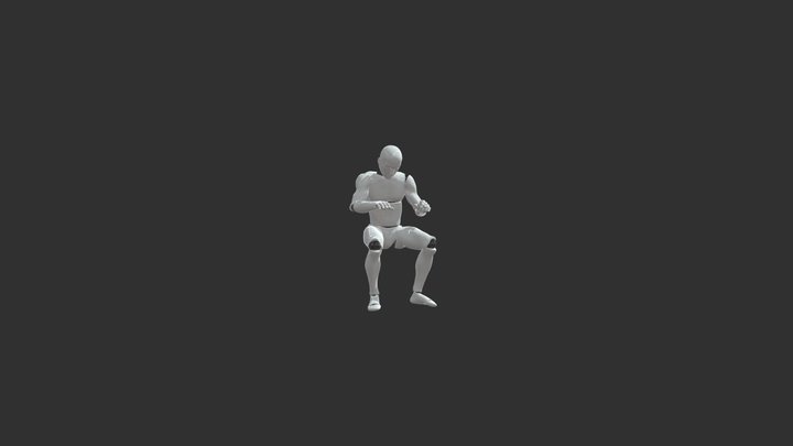 Reading_at_the_table_and_pointing_his_finger 3D Model