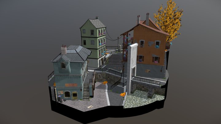 1DAE07_Glendon_Mooney_Cityscene _Annecy 3D Model