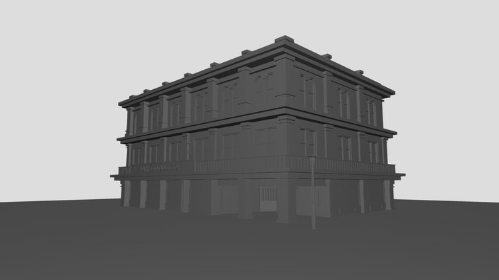 Dry Goods Building 3D Model