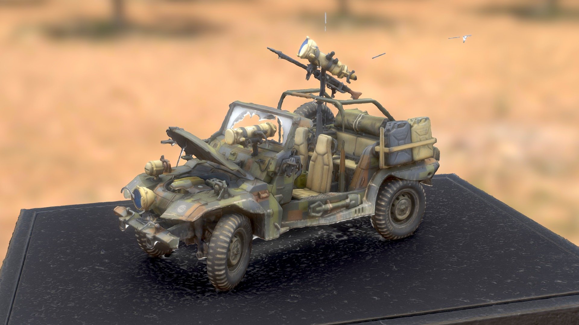 uchronic "jeep" with night vision
