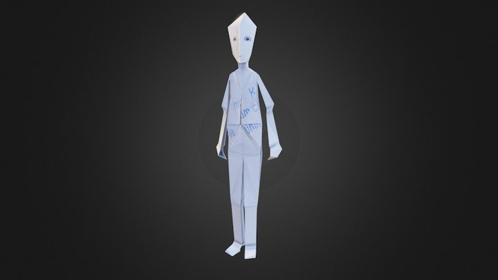 Paperman 3D Model