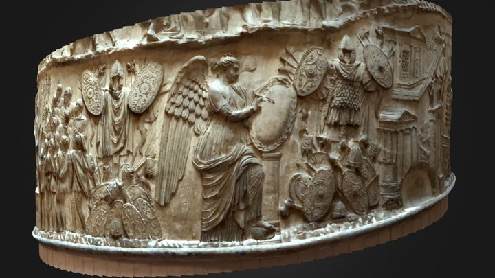 Cast of Trajan's Column at V&A 3D Model